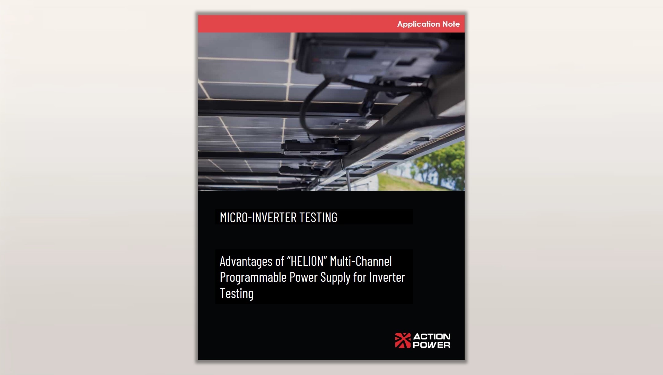 Test PV Micro-Inverters with Multi-Channel Programmable Power Supply