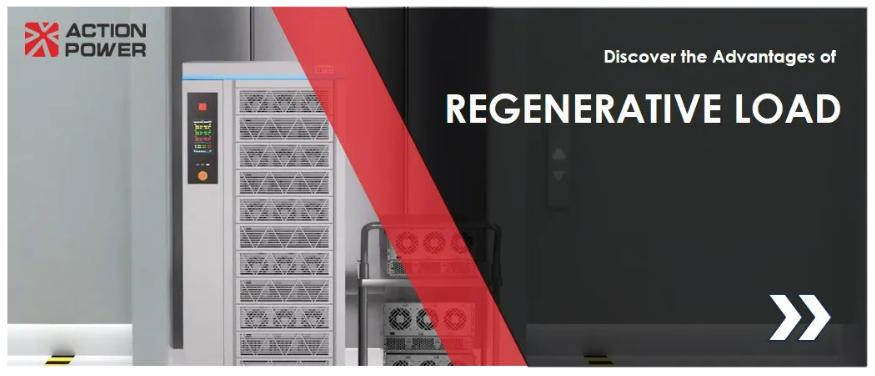 regenerative load saves energy cost for grid emulation testing