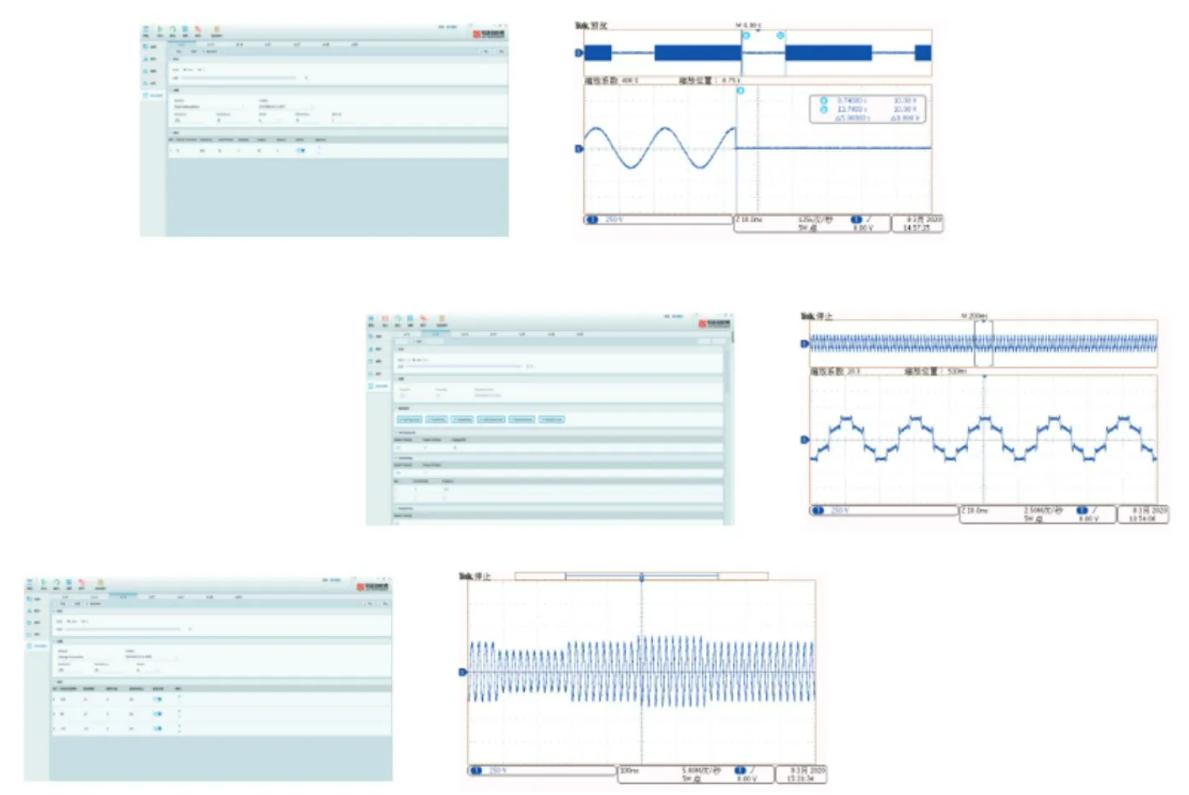 user defined distortion profile of NEXUS grid simulator