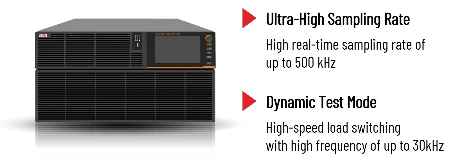 sampling and dynamics of PRL with 500kHZ sampling and 30kHZ load switching speed