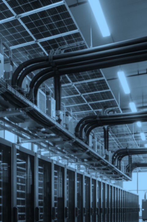 within the data center and server side of AI infrastructure